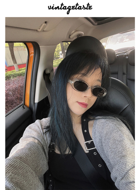 透明框星星镜腿防紫外线太阳眼镜