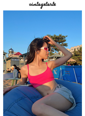 骑行复古辣妹粉白太阳眼镜