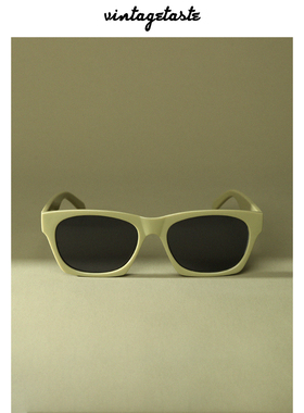 倒梯形UV400抹茶绿色墨镜