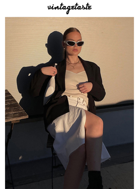 黑银酷炫骑行防晒墨镜