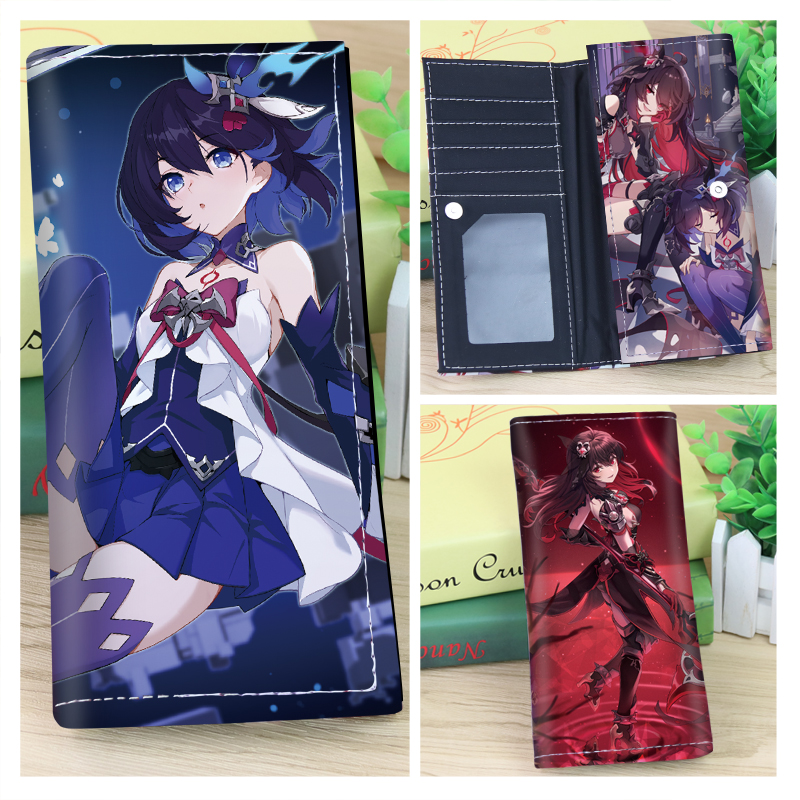 崩坏3游戏周边钱包琪亚娜希儿符华爱莉希雅八重樱Q版短款两折钱夹 - 图1