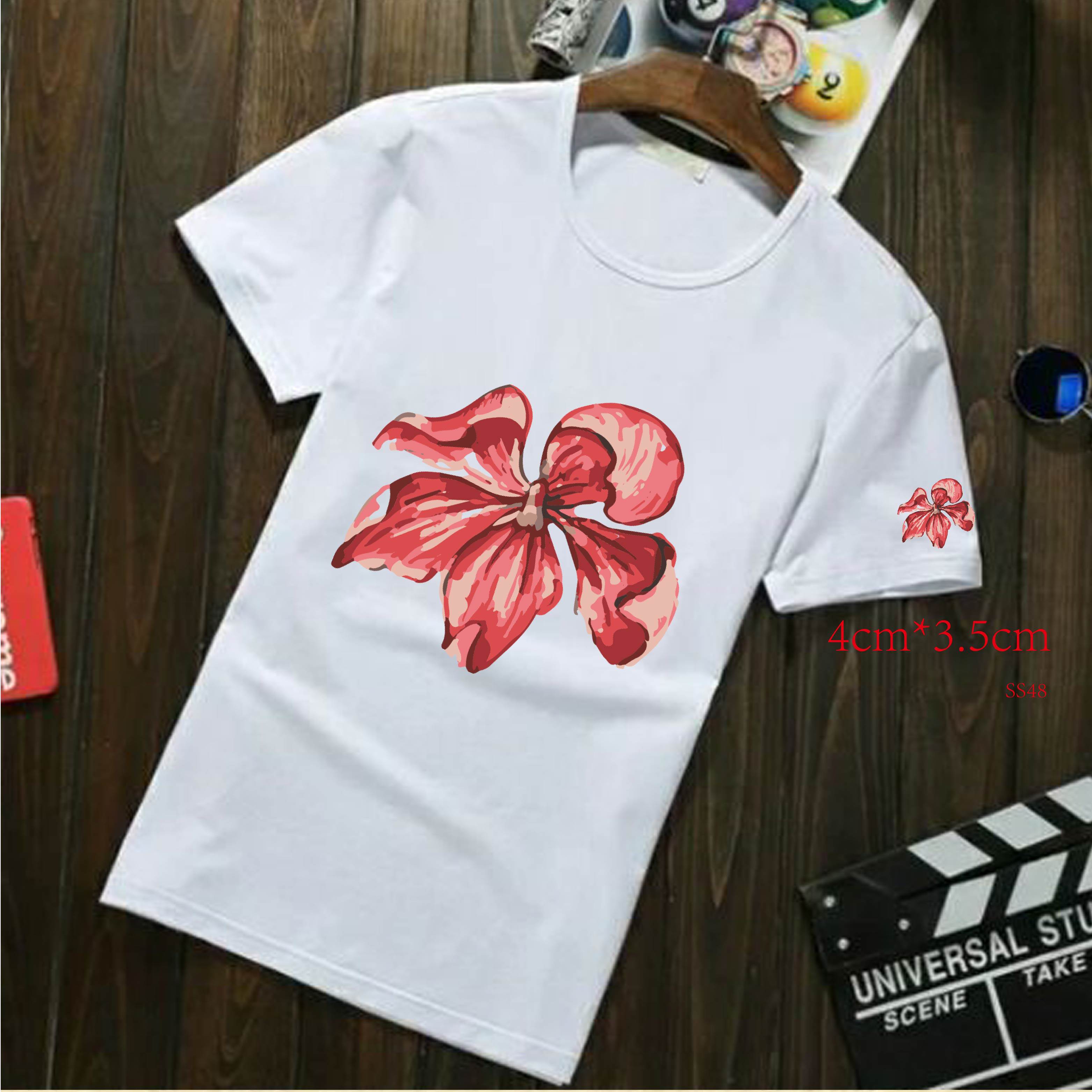 SS48烫画专家热转印小号植物花卉衣服印花图案DIY柯式胶片熨斗贴_虎窝淘