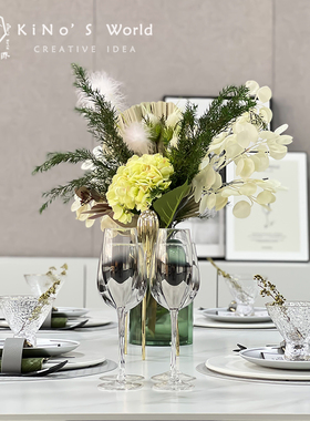 奇诺欧式轻奢餐厅餐具摆件套装