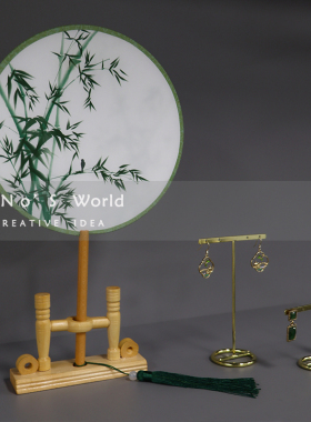 新中式样板间衣帽间摆件衣柜装饰