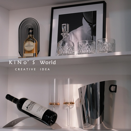 KINO奇诺现代轻奢样板间酒柜软装摆件售楼处高级感酒杯酒具装饰品 - 图2