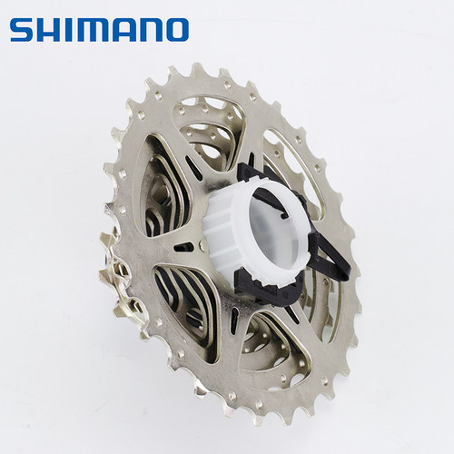 禧玛诺公路折叠车卡式飞轮HG400-9 HG201 9速 18速 11-32T/25T/28 - 图1