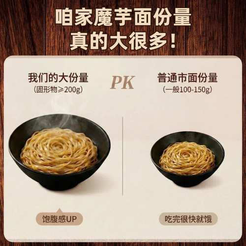 0脂肪脱脂魔芋面肥方便主食蒟蒻轻食代餐宿舍低卡减热量即食速食 - 图2