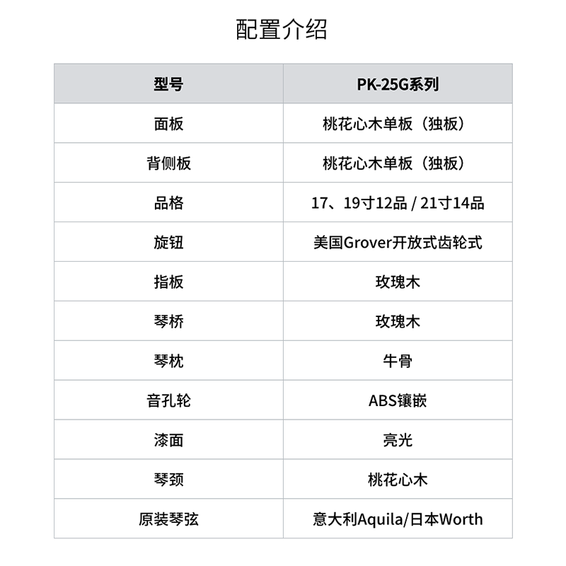 Ohana全单尤克里里21/19/17寸口袋迷你 PK25G入门 Ukulele刘宗立 - 图0