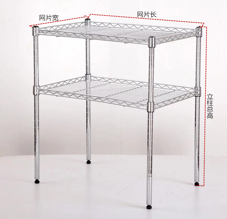 家用两层桌面烤箱架2层厨房置物架微波炉架调料架锅架储物隔层架 - 图3