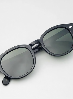 玛士高MOSCOT太阳眼镜男复古文艺偏光墨镜女潮LEMTOSH墨绿太阳镜