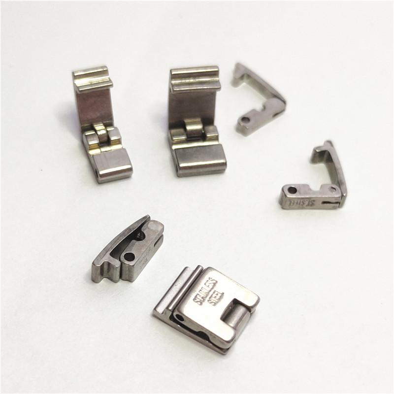 简易安装单折叠扣珠宝扣首饰扣手链表带扣连接扣不锈钢扣头 - 图1