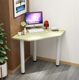 Heart shaped writing desk corner computer desk