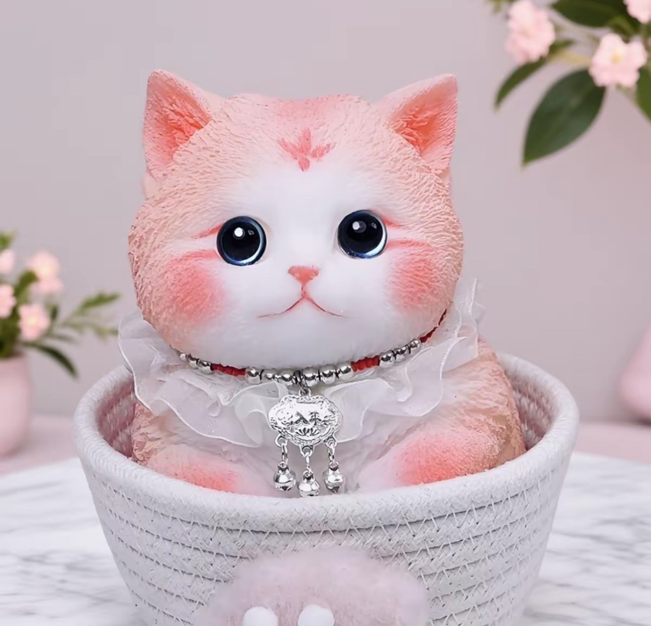 纯手绘大猫捏捏乐仿真猫咪送女生闺蜜解压玩具女生生日礼物摆件,淘宝优惠券,粉丝福利购,淘宝优惠卷