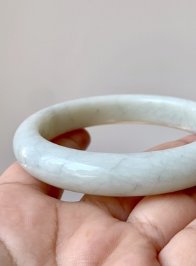 天然岫玉手镯清新古风温柔女