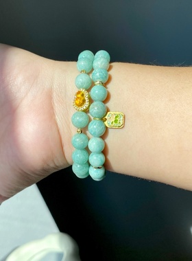 莫桑比克天河石自信文艺原创设计