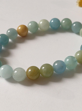 天然摩根石手串清新色系舒缓情绪