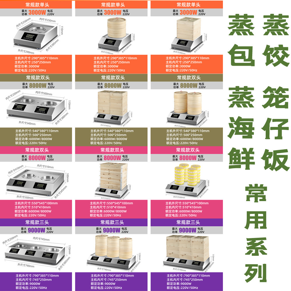 Commercial desktop steam oven instant steam steamer