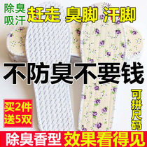 Deodorant insole Female Deodorant Stays warm Men and women Absorb Sweat and Deodorant Comfort Thick Insole Cute students Spring and autumn