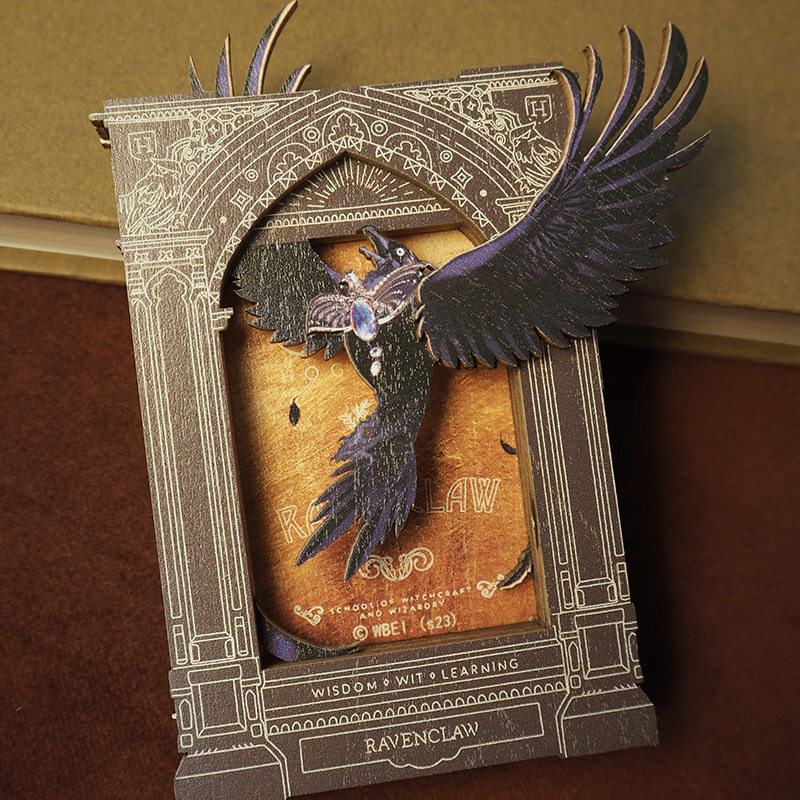 正版授权哈利波特霍格沃茨学院木质冰箱贴磁性贴立体磁贴复古道具,淘宝优惠券,粉丝福利购,淘宝优惠卷