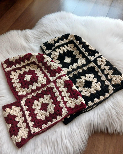 手工编织DIY钩针材料包巴拉克拉法帽子围巾秋冬自制礼物保暖ins风 - 图2