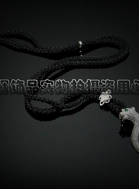 满钻吊坠纯银夸张欧美项链饰品