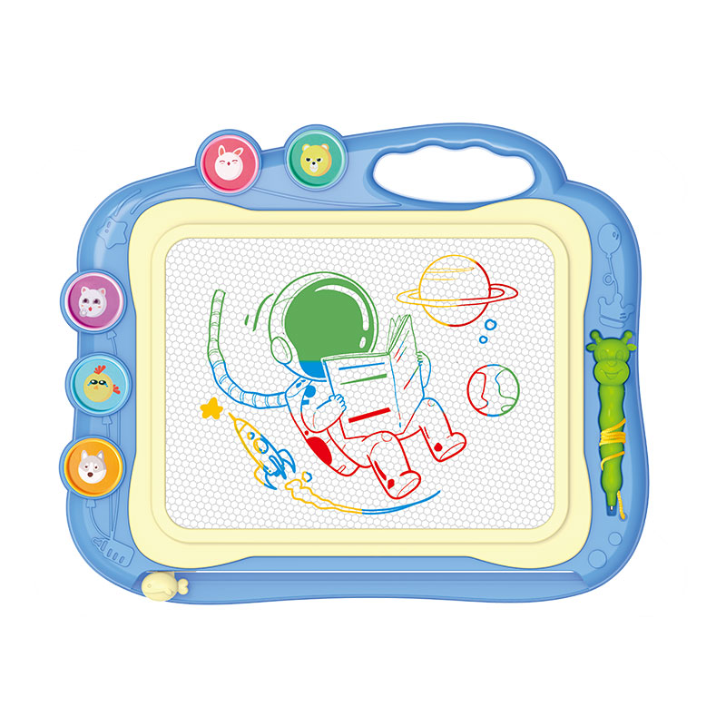 婴幼儿童磁性画板宝宝图画板小孩涂鸦写字板磁力彩色画画神器2岁3 - 图3