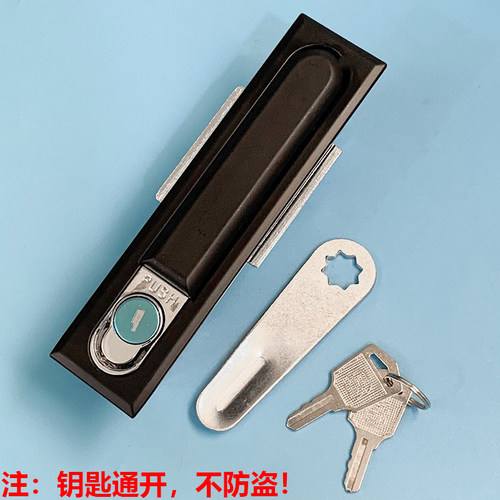 电柜锁MS818开关电柜门锁MS490锁机箱机柜电箱锁铜芯XL21动力柜_虎窝淘