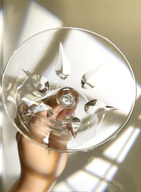 圣路易水晶高脚酒杯 1955年赛尔达尼系列