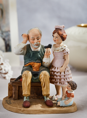 瓷娃娃可爱陶瓷偶复古欧式小奢华