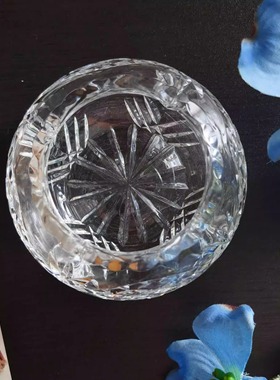 进口精品家居花瓶水晶复古