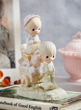 瓷娃娃可爱陶瓷偶复古欧式小奢华