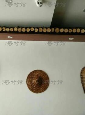 幼儿园小学装饰手绘彩绘画画材料壁饰壁挂饰竹编铲箕筲箕簸箕筛子