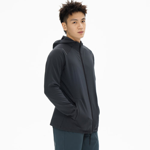 bkcxzice破冰正品冬季美式运动外套男宽松篮球卫衣连帽拉链训练服 - 图1