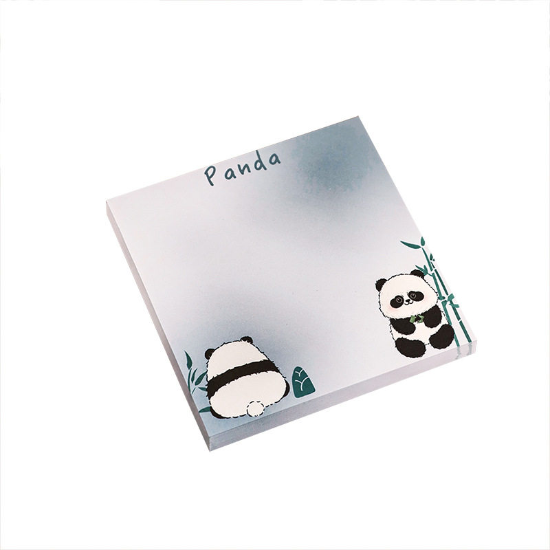 Cartoon panda post-it notes for students to stick to for good looks