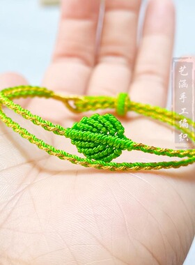转运同心结虎年红手绳原创设计