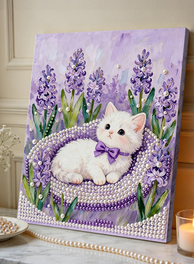 2026新款猫咪DIY珍珠画材料包