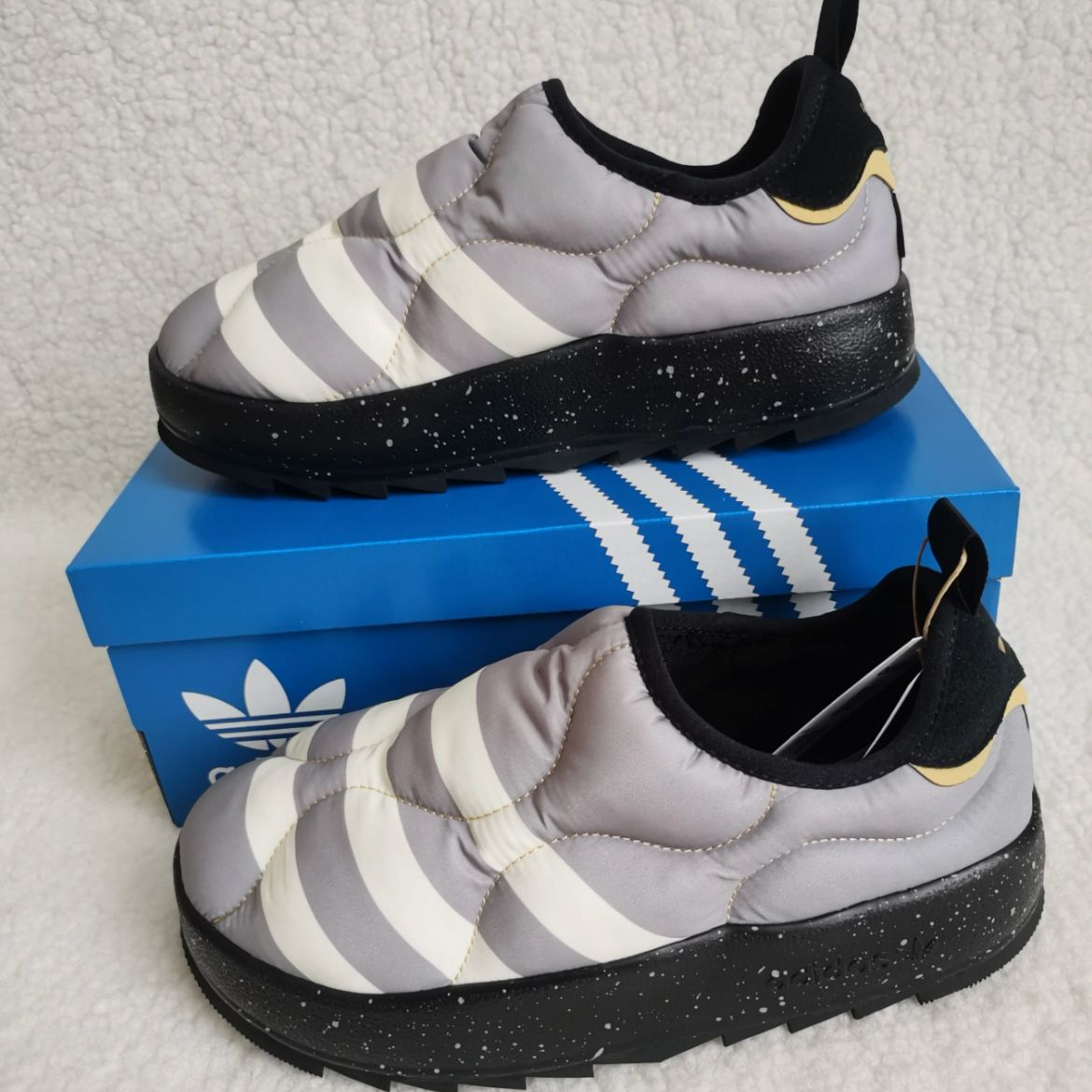 阿迪达斯三叶草运动棉鞋男女新款一脚穿保暖休闲雪地面包鞋IF4327,淘宝优惠券,粉丝福利购,淘宝优惠卷