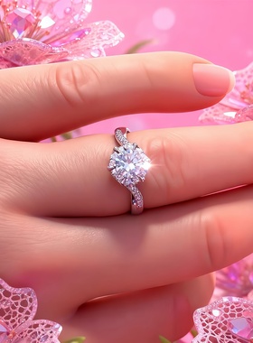 求婚结婚仿真可调节对戒