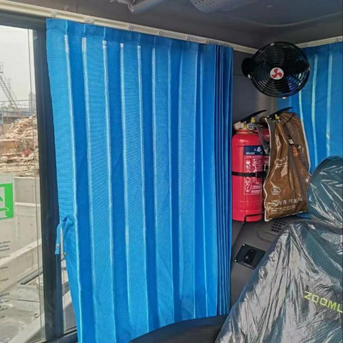 现代60/75/150/215/225/385/495275挖掘机驾驶室窗帘免打孔遮阳帘 - 图0