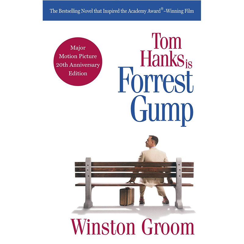 阿甘正传 英文原版 Forrest Gump 经典励志 电影原著小说 Winston Groom 纯全英文正版原著英语书籍搭乱世佳人飘盐的代价教父 - 图3