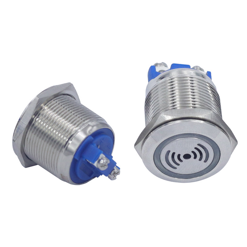 短款金属蜂鸣器16/19/22MM防水螺丝脚声光报警器间断闪光红色带灯,淘宝优惠券,粉丝福利购,淘宝优惠卷