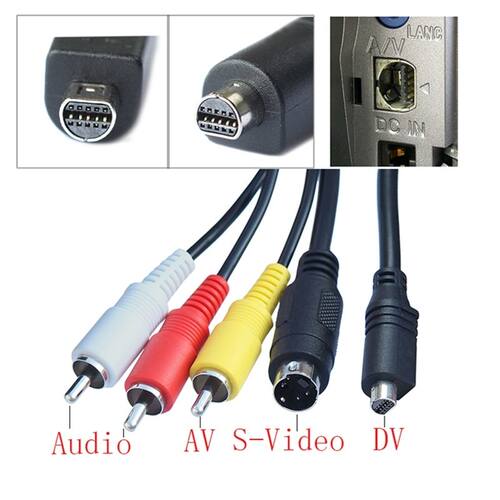 数据线 适用于SONY索尼摄像机半圆形 VMC-15FS 连接线 AV 视频 - 图3