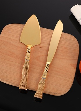 欧式金色微奢复古刀铲创意设计