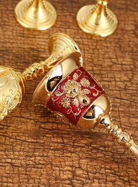 欧式轻奢金属创意烈酒杯一口杯