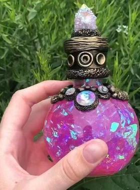 狼人杀氛围感小摆件精美装饰香水瓶魔法药水瓶万圣节桌面树脂摆设