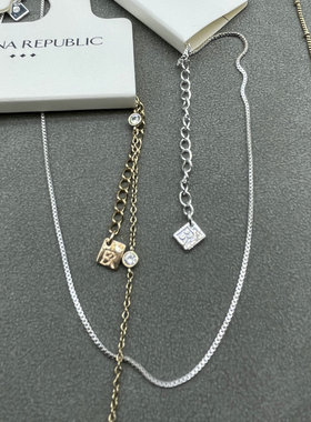 BR无坠黄铜裸链女简约