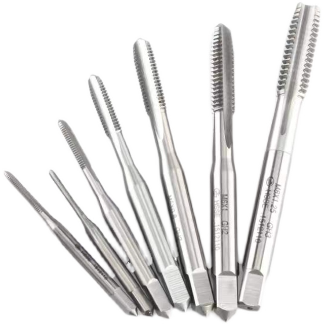 Fine teeth straight groove tap High-speed steel fine teeth straight groove tap