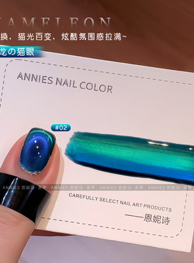 恩妮诗变色龙系列猫眼美甲专用