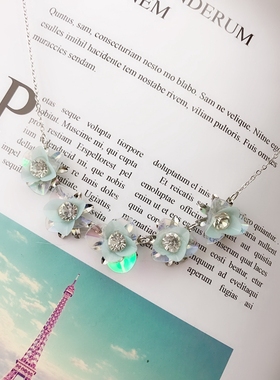 靓丽饰品花朵欧美风格项链