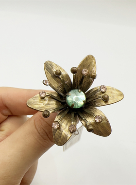 女合金欧美戒指弹力夸张复古